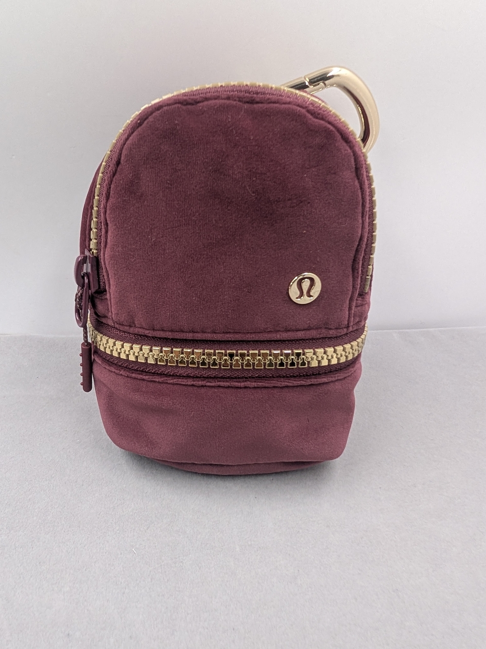 Lululemon City Adventurer Backpack Nano Velour Wine Berry Gold | 1203